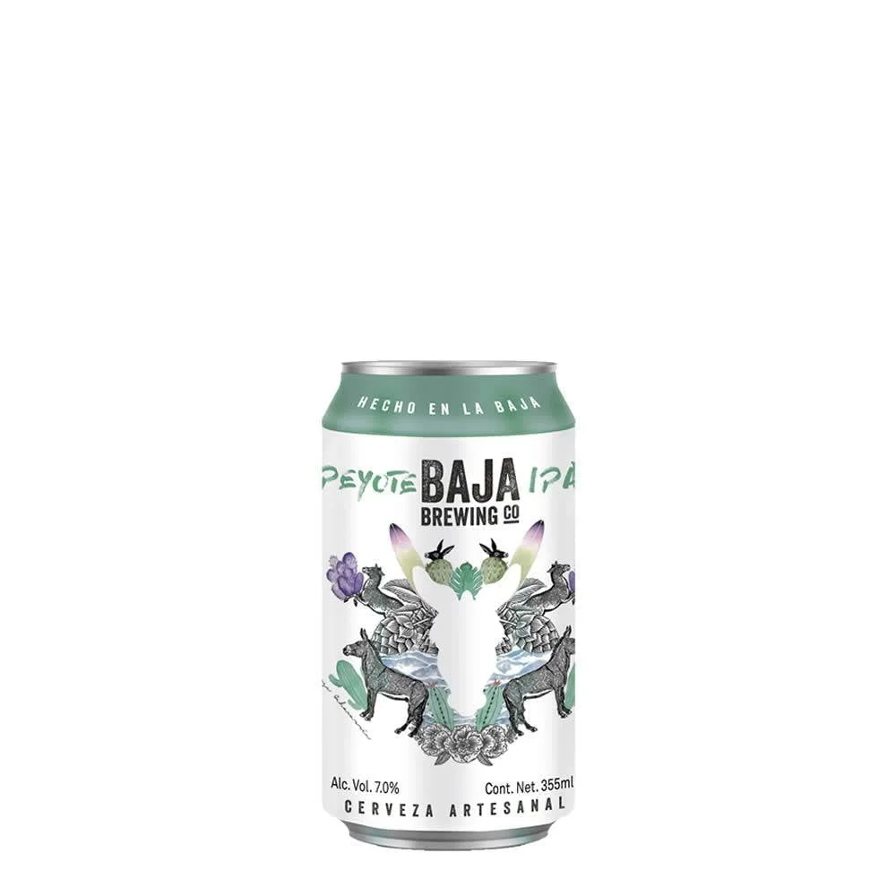 Cerveza baja brewing peyote lata