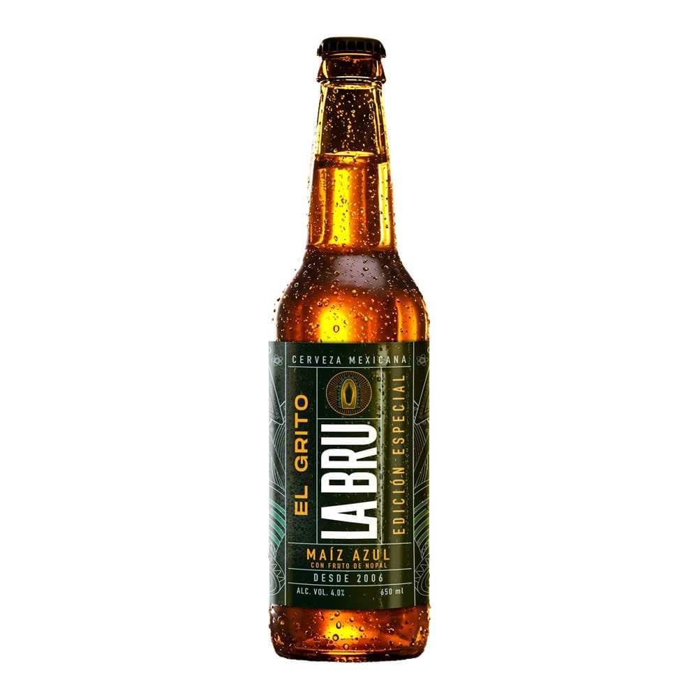 Cerveza La Bru El Grito Maíz Azul