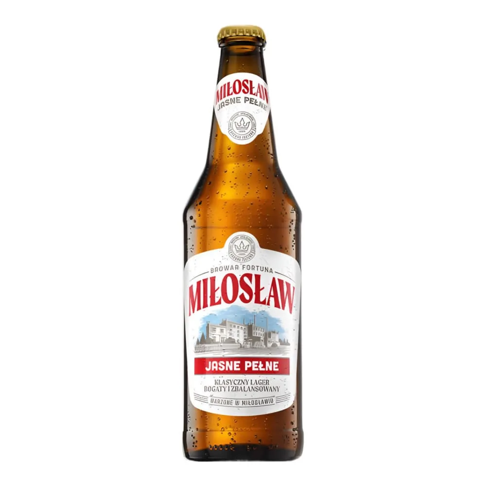 Cerveza Miloslaw Jasne Pelne