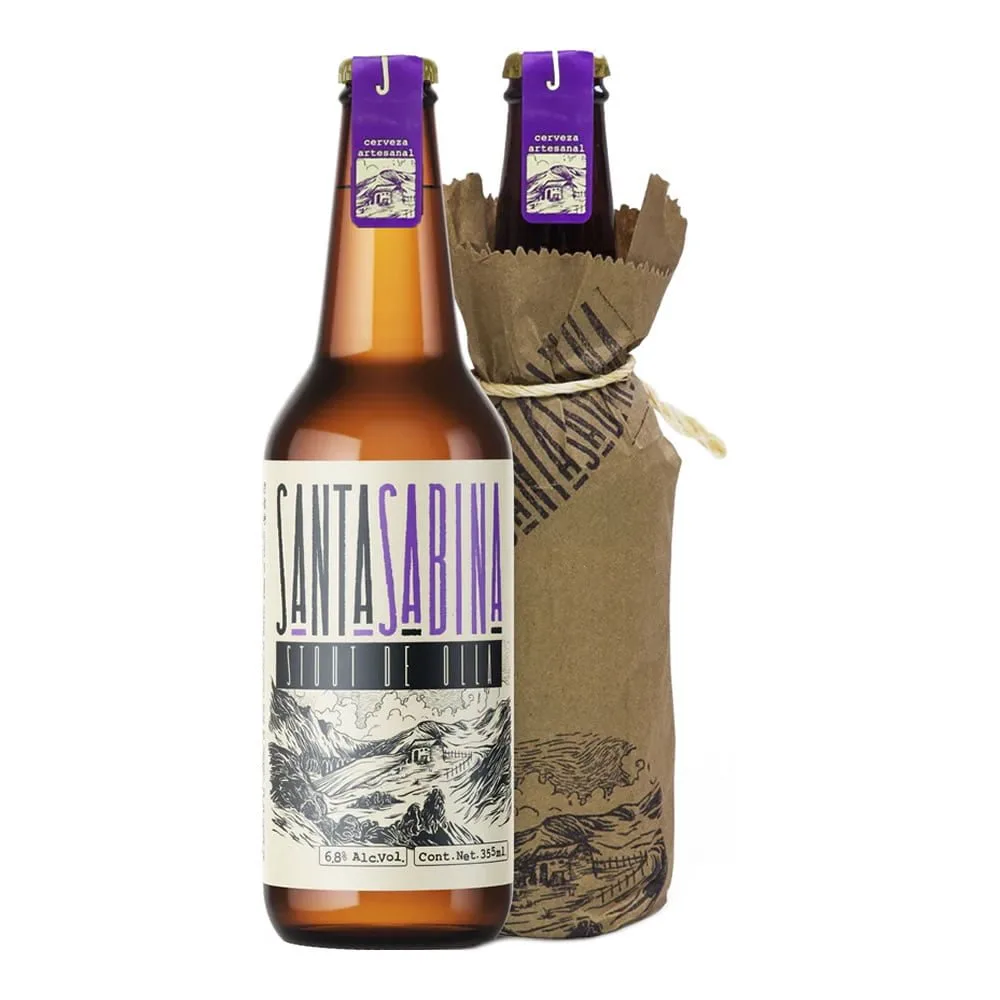 Cerveza santasabina stout de olla.