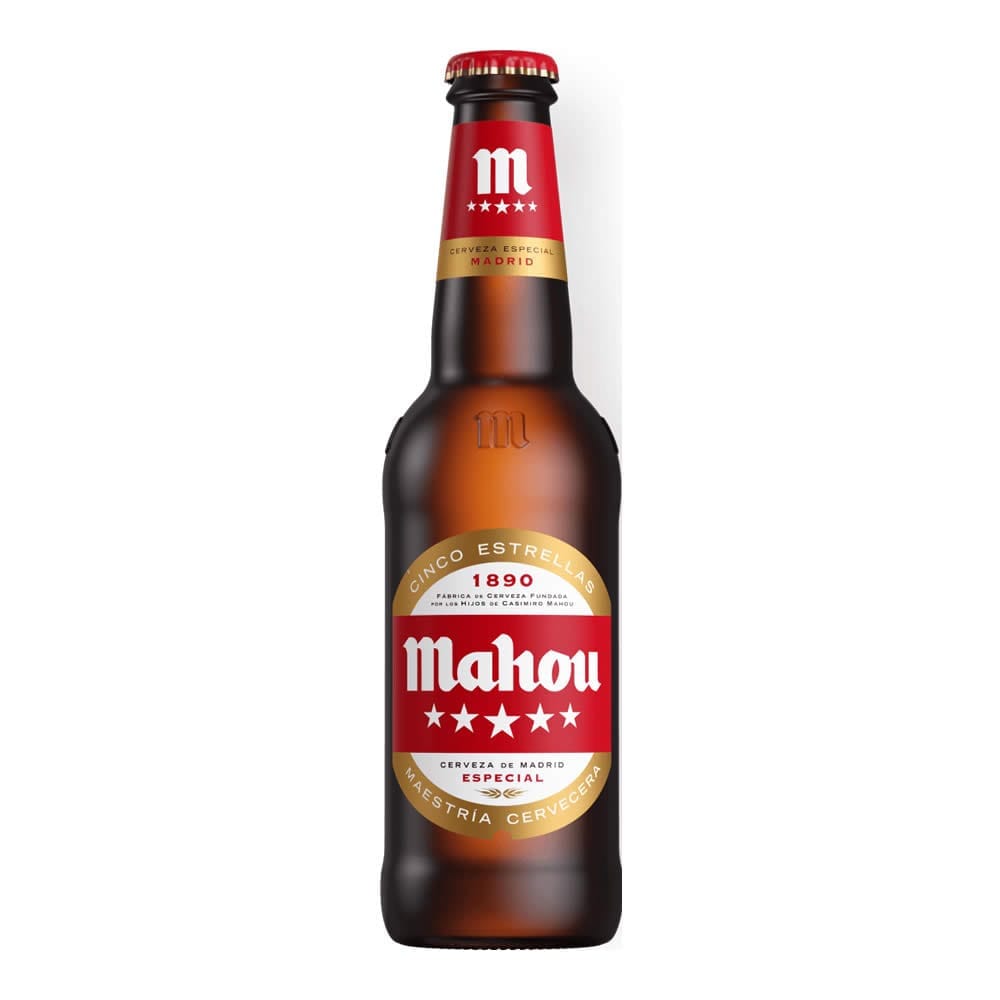 Cerveza Mahou Cinco Estrellas